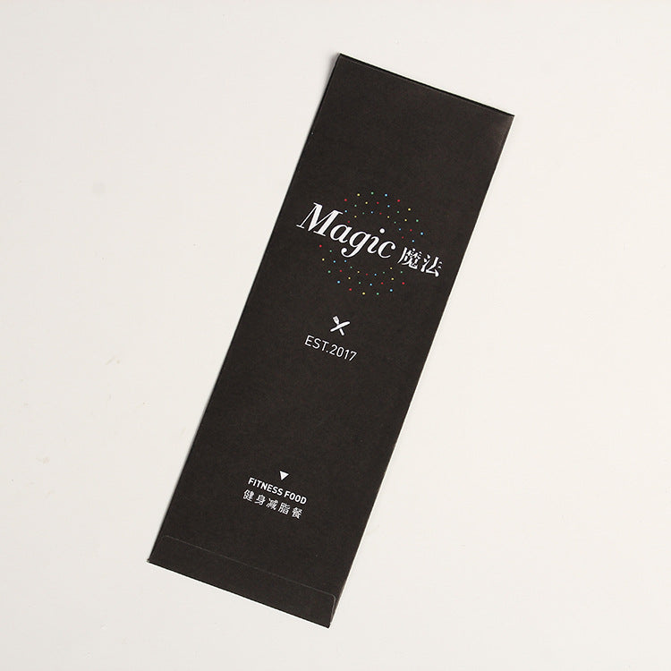 Customized Cardboard Disposable Cutlery Utensil Holder HL40CB01